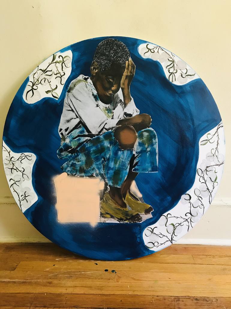 Original Folk Children Painting by Cierra Andrea