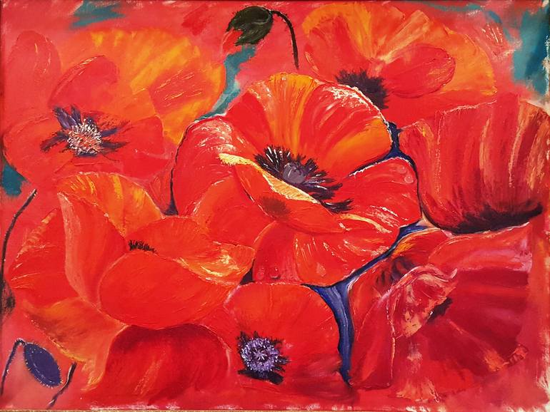 famous poppies painting