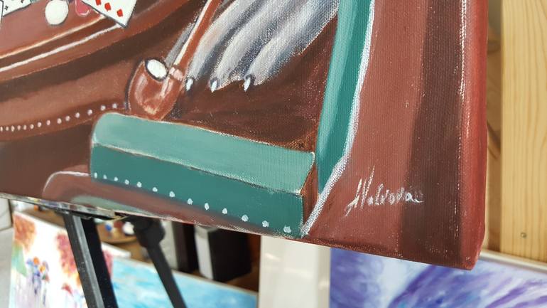 Original Abstract Animal Painting by Alla Volkova