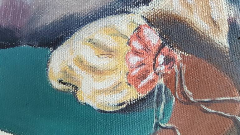 Original Abstract Animal Painting by Alla Volkova