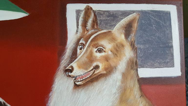 Original Abstract Animal Painting by Alla Volkova