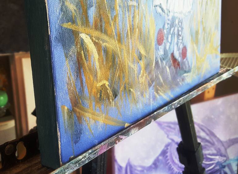 Original Art Deco Comics Painting by Alla Volkova