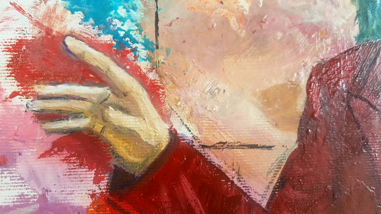Original Figurative People Painting by Alla Volkova