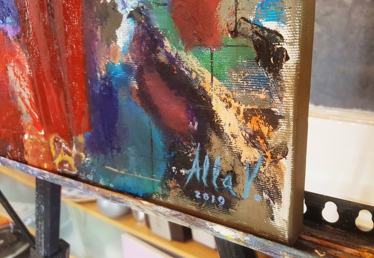 Original Figurative People Painting by Alla Volkova