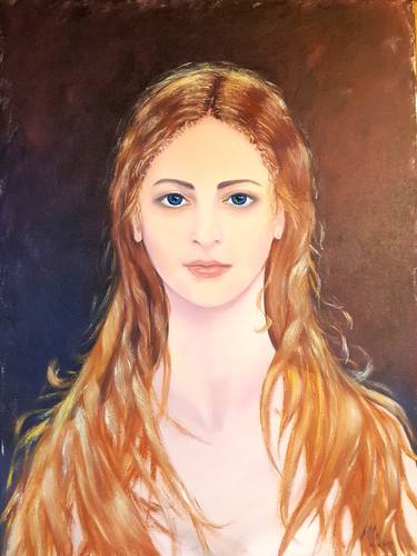Original Portraiture Portrait Paintings by Alla Volkova