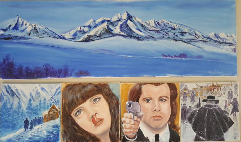 Original Portraiture Cinema Painting by Alla Volkova
