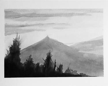 Northern Maine ink study 7 thumb