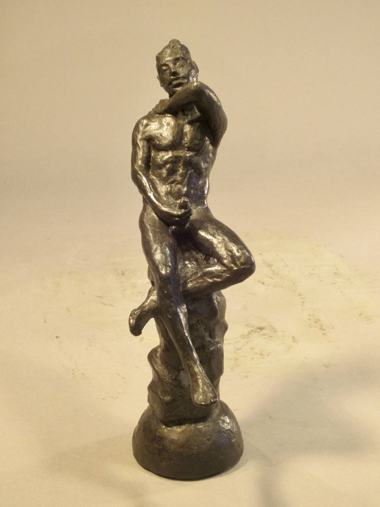 Masterbating Pan Sculpture by David Derner | Saatchi Art