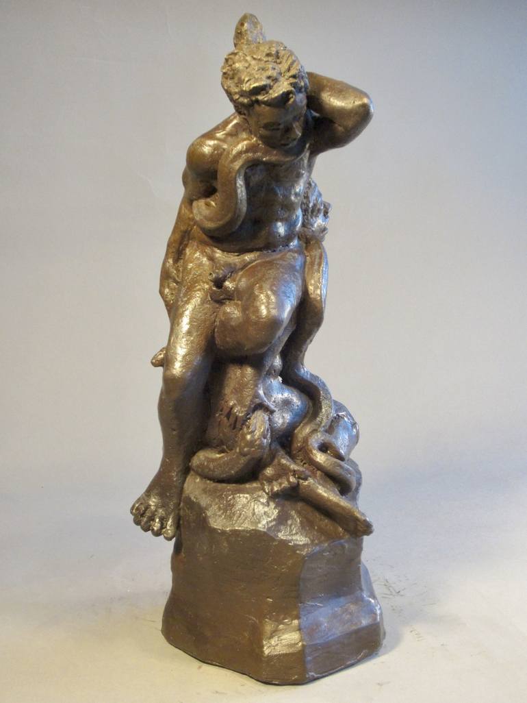 Heracles and Iphicles Sculpture by David Derner | Saatchi Art