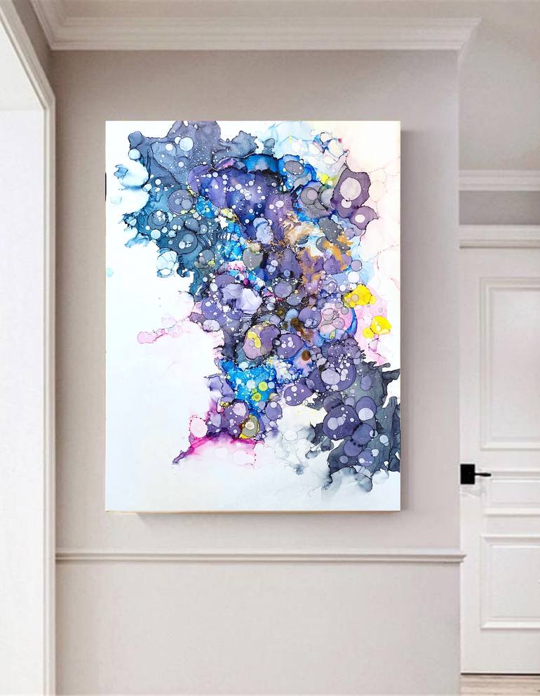 Original Fine Art Abstract Painting by Anna Bachofner