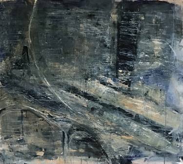 Original Abstract Expressionism Architecture Paintings by Carita Henriksson