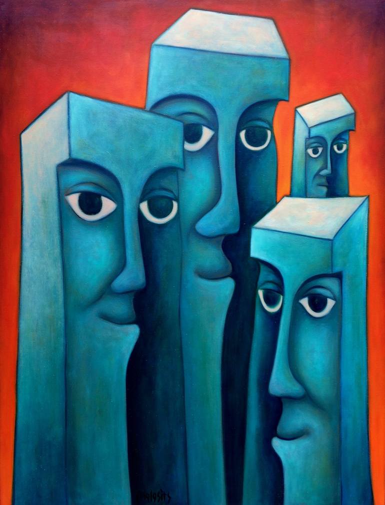 Original Portraiture Religious Paintings by Zsolt Malasits