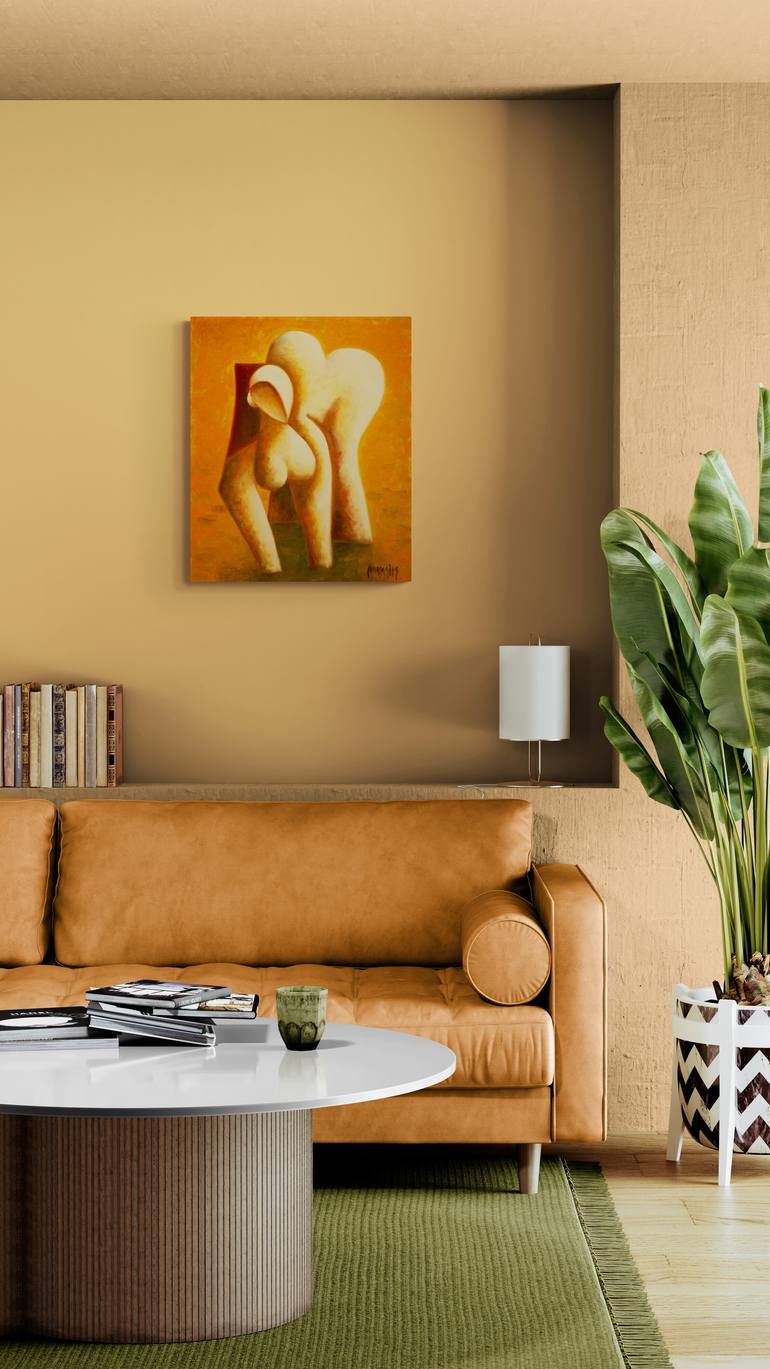 Original Figurative Erotic Painting by Zsolt Malasits