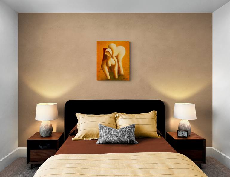 Original Figurative Erotic Painting by Zsolt Malasits