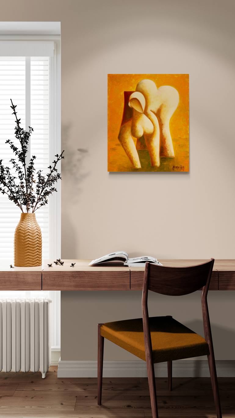 Original Figurative Erotic Painting by Zsolt Malasits