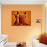 Painting New age angels by Zsolt Malasits in interior