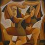 Collection Dance and music oil paintings on canvas