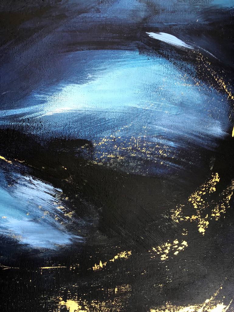 Original Abstract Expressionism Abstract Painting by Alyona Glebushkina