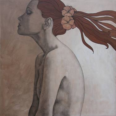 Original Art Deco Nude Paintings by Olga Gouskova