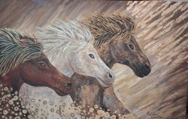 Original Animal Painting by melinda Johnston