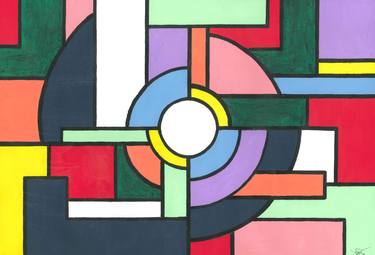 Original Geometric Paintings by James Knights