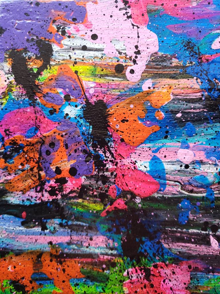 Original Modern Abstract Painting by Jes Huddleston