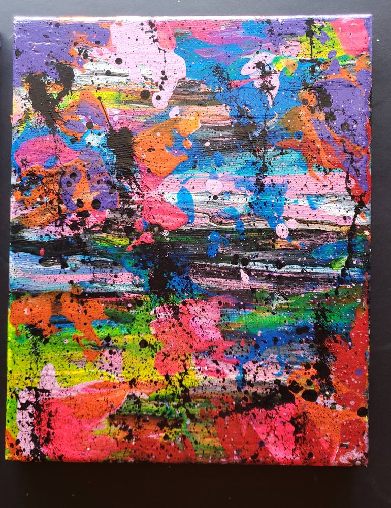 Original Modern Abstract Painting by Jes Huddleston