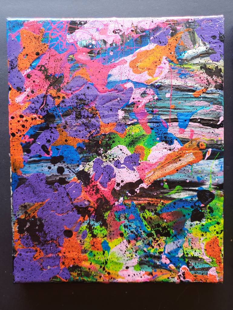 Original Modern Abstract Painting by Jes Huddleston