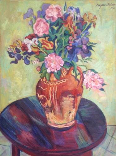 Vase flowers of Suzanne valadon ( reproduction) thumb