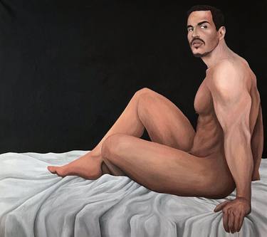 Original Erotic Painting by Mikhail Terekhin