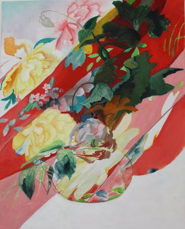 Original Expressionism Floral Paintings by Margaret McNiel