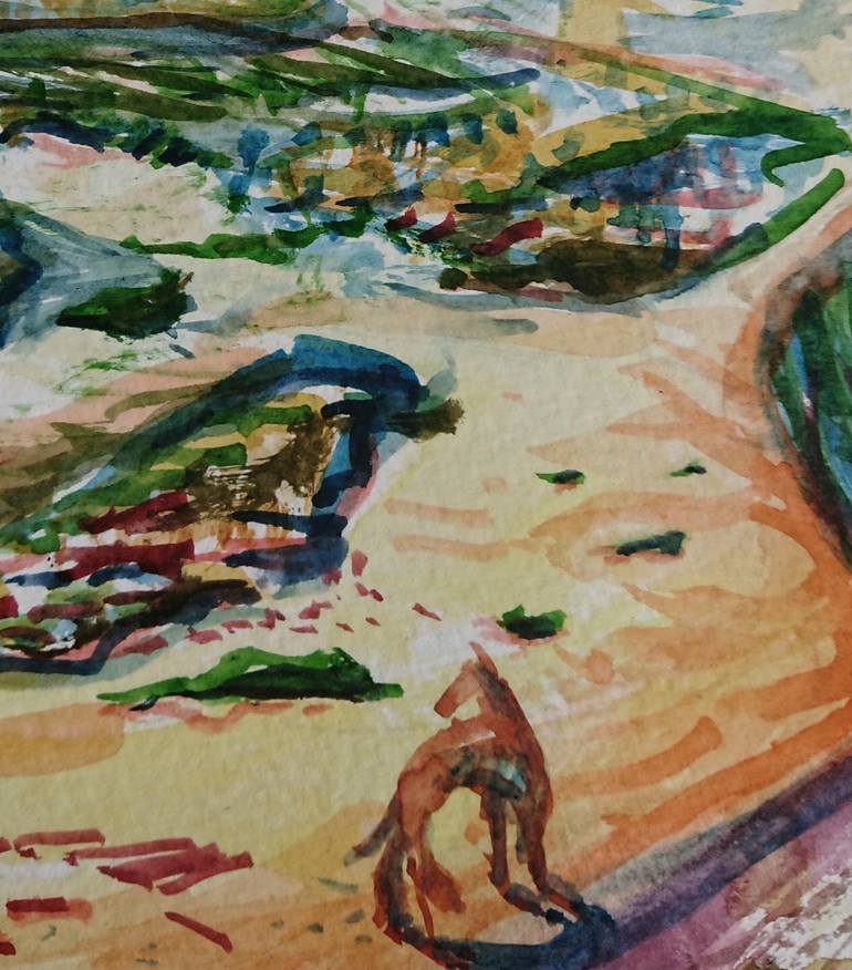 Original Expressionism Seascape Painting by Alex Bastable