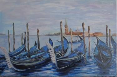 Print of Expressionism Boat Paintings by Svitlana Klymenko