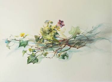Original Floral Painting by Olha Baklan
