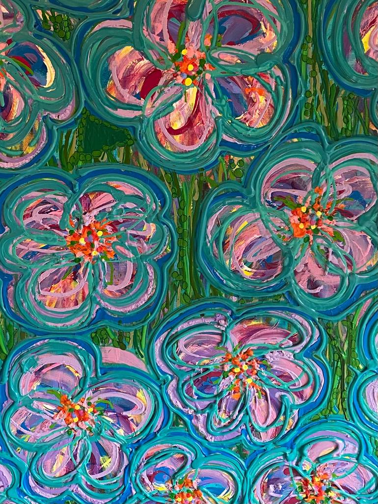 Original Abstract Painting by Margaret Rehwinkel