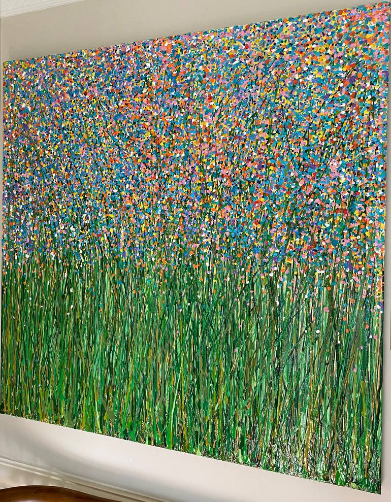 Original Abstract Painting by Margaret Rehwinkel