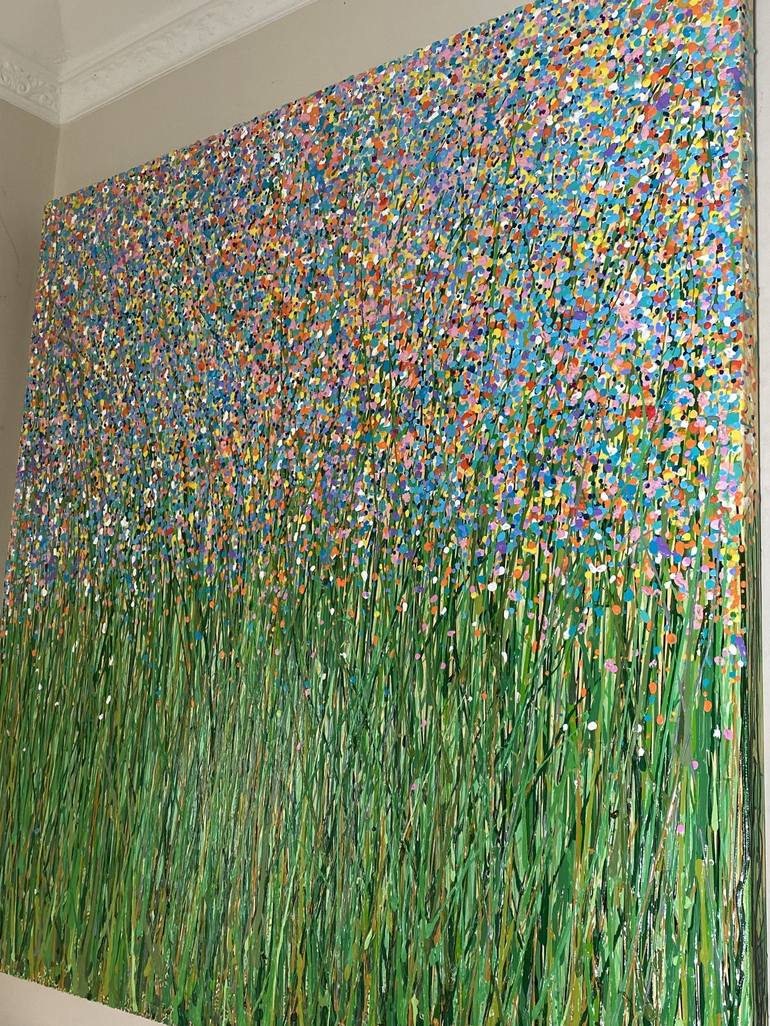 Original Abstract Painting by Margaret Rehwinkel
