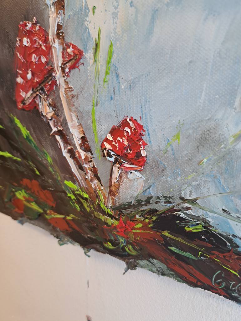 Original Contemporary Floral Painting by Oksana Fedorova