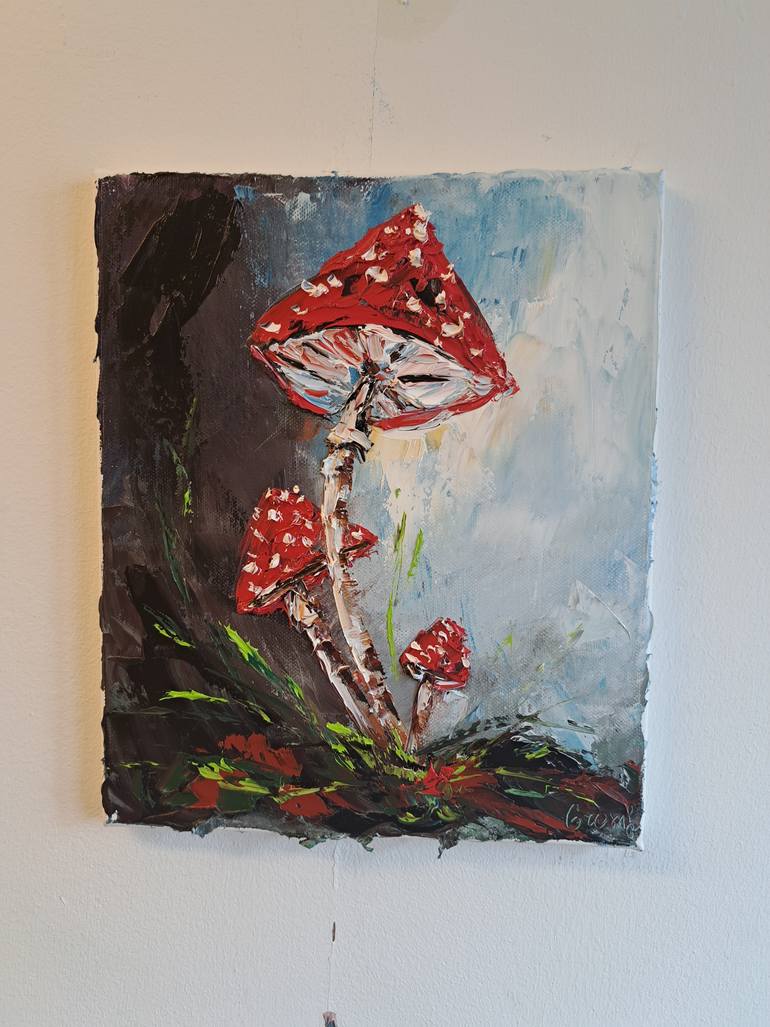 Original Contemporary Floral Painting by Oksana Fedorova