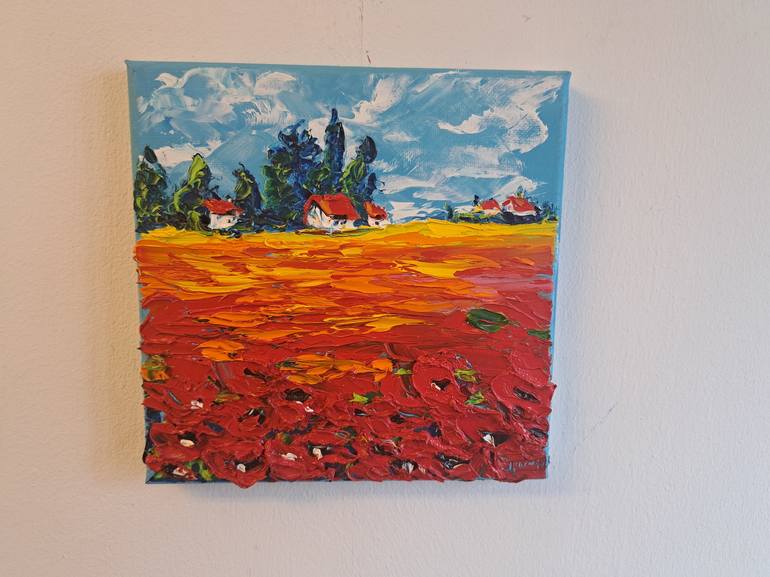 Original Impressionism Landscape Painting by Oksana Fedorova