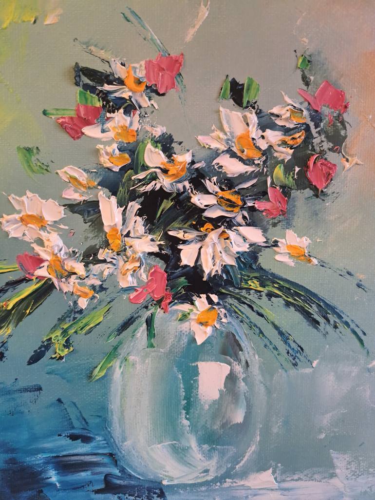 Original Impressionism Still Life Painting by Oksana Fedorova