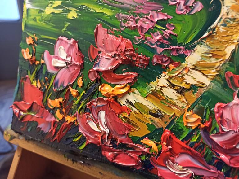 Original Impressionism Landscape Painting by Oksana Fedorova