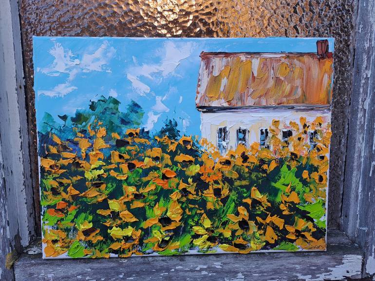 Original Impressionism Landscape Painting by Oksana Fedorova