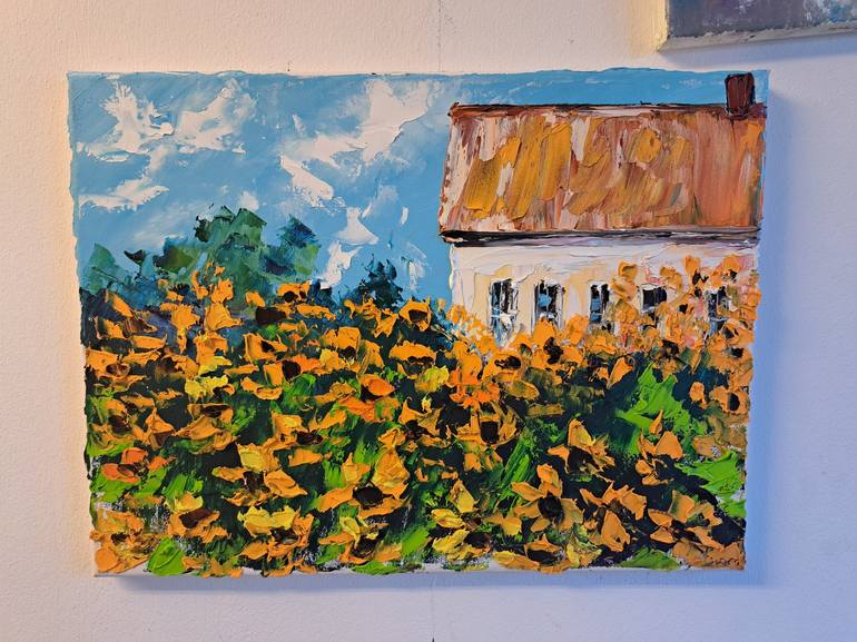 Original Impressionism Landscape Painting by Oksana Fedorova