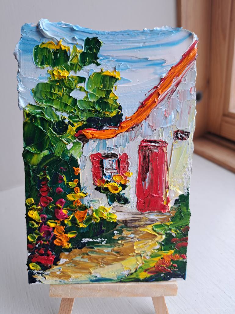 Original Impressionism Landscape Painting by Oksana Fedorova