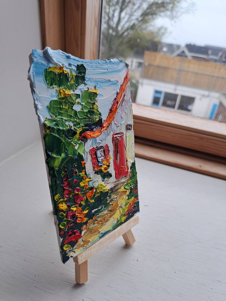 Original Impressionism Landscape Painting by Oksana Fedorova