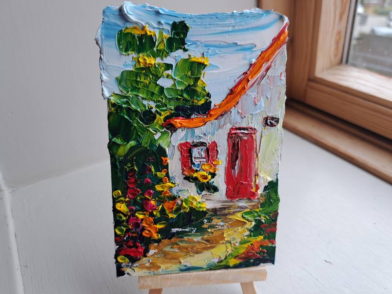 Original Impressionism Landscape Painting by Oksana Fedorova