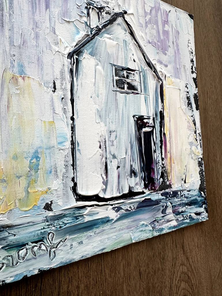 Original Expressionism Architecture Painting by Oksana Fedorova