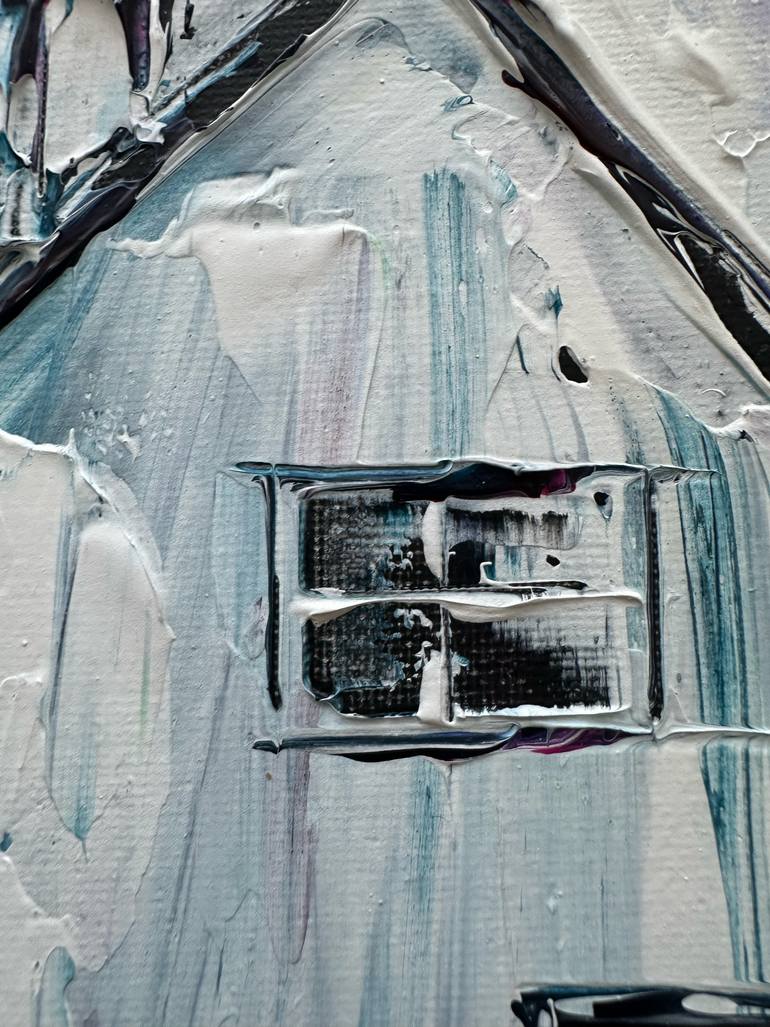 Original Expressionism Architecture Painting by Oksana Fedorova