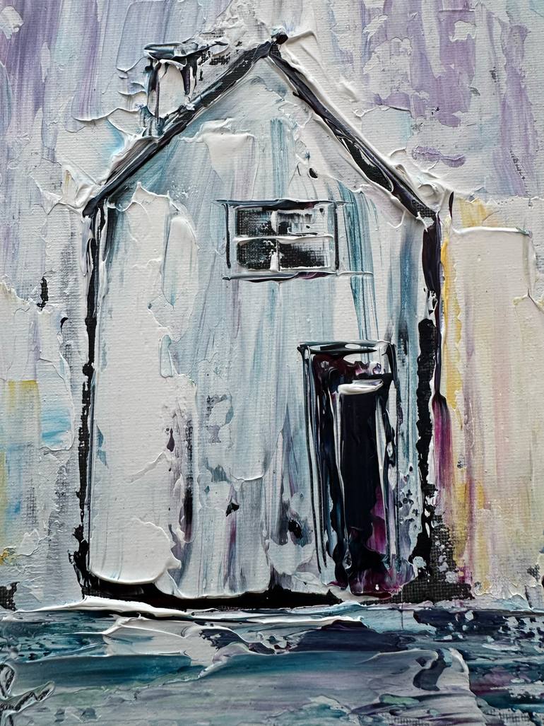 Original Expressionism Architecture Painting by Oksana Fedorova